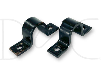 99-10 Ford F350 DRW Dually Rear Axle Sway Bar Stabilizer Mount Bracket Set