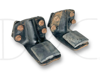 99-16 Ford F250 F350 Rear Auxiliary Leaf Spring Overload Bracket Set OE