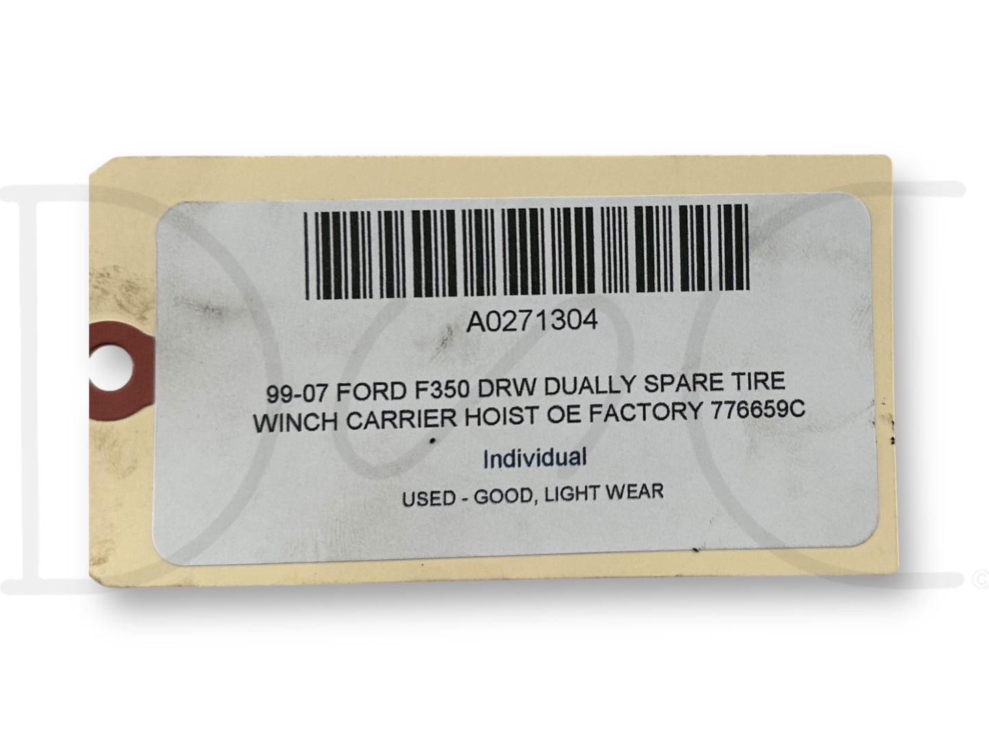 99-07 Ford F350 DRW Dually Spare Tire Winch Carrier Hoist OE Factory 776659C
