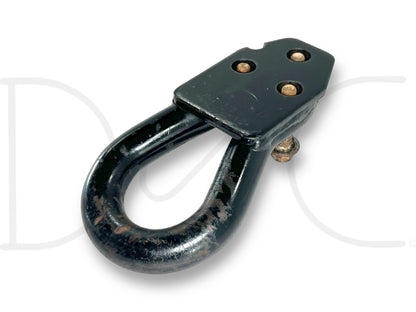 00-07 Ford F250 F350 Tow Hook Recovery Loop Black W/ Bolts 5C34-17A954-AB