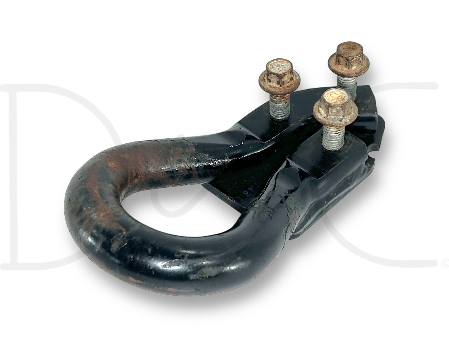 00-07 Ford F250 F350 Tow Hook Recovery Loop Black W/ Bolts 5C34-17A954-AB