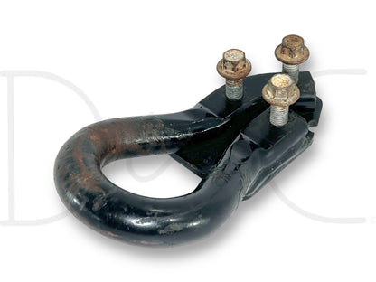 00-07 Ford F250 F350 Tow Hook Recovery Loop Black W/ Bolts 5C34-17A954-AB