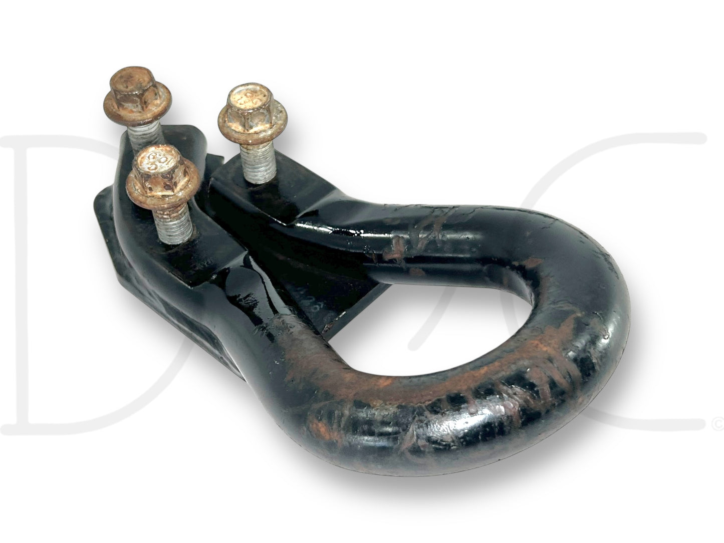 00-07 Ford F250 F350 Tow Hook Recovery Loop Black W/ Bolts 5C34-17A954-AB