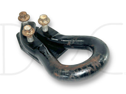 00-07 Ford F250 F350 Tow Hook Recovery Loop Black W/ Bolts 5C34-17A954-AB