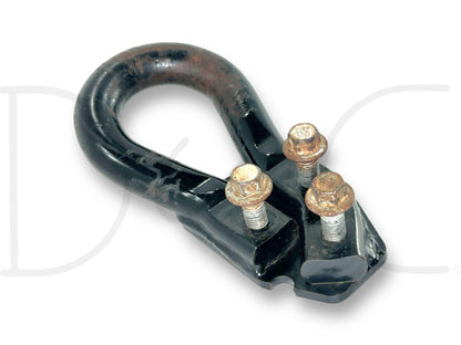 00-07 Ford F250 F350 Tow Hook Recovery Loop Black W/ Bolts 5C34-17A954-AB