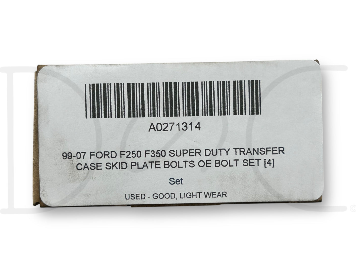 99-07 Ford F250 F350 Super Duty Transfer Case Skid Plate Bolts OE Bolt Set [4]