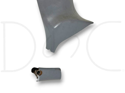 92-97 Ford F250 F350 LH Driver A Pillar Trim Panel Gray F2Tb-15025A85-Bbw *Blem*