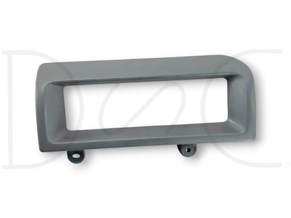 92-97 Ford F250 F350 Climate Control Dash Bezel Surround Trim Panel Opal Gray OE