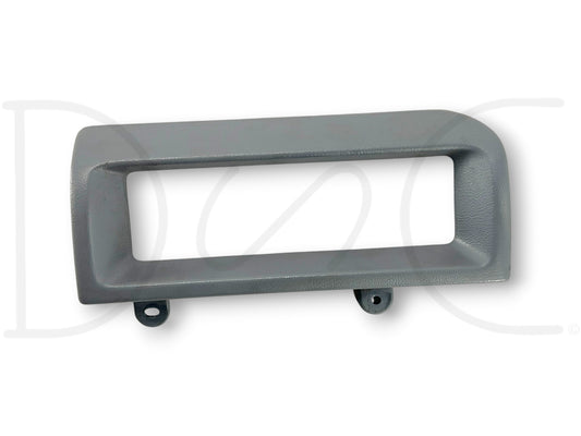 92-97 Ford F250 F350 Climate Control Dash Bezel Surround Trim Panel Opal Gray OE