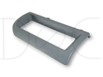 92-97 Ford F250 F350 Climate Control Dash Bezel Surround Trim Panel Opal Gray OE