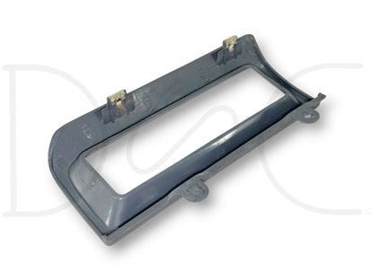 92-97 Ford F250 F350 Climate Control Dash Bezel Surround Trim Panel Opal Gray OE