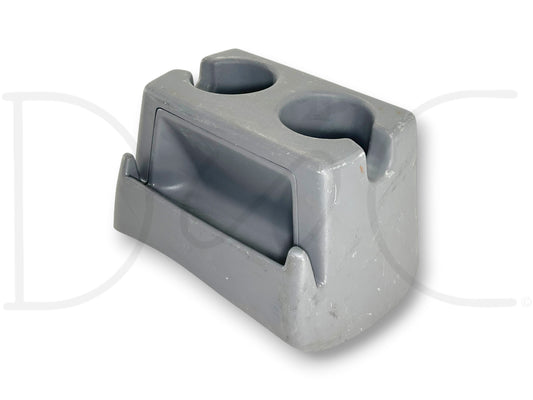 92-97 Ford F250 F350 Bench Seat Center Cupholder Cup Holder Opal Gray OE