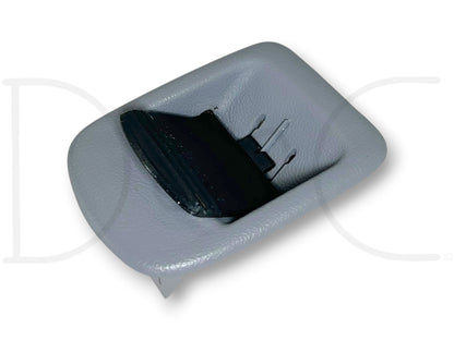 92-97 Ford F250 F350 Truck Dash Power Point 12V Outlet Trim Bezel Opal Gray OEM