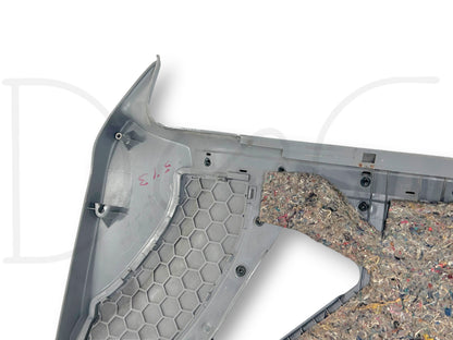 94-97 Ford F250 F350 LH Left Driver Front Door Panel Power Opal Gray OE *Blem*