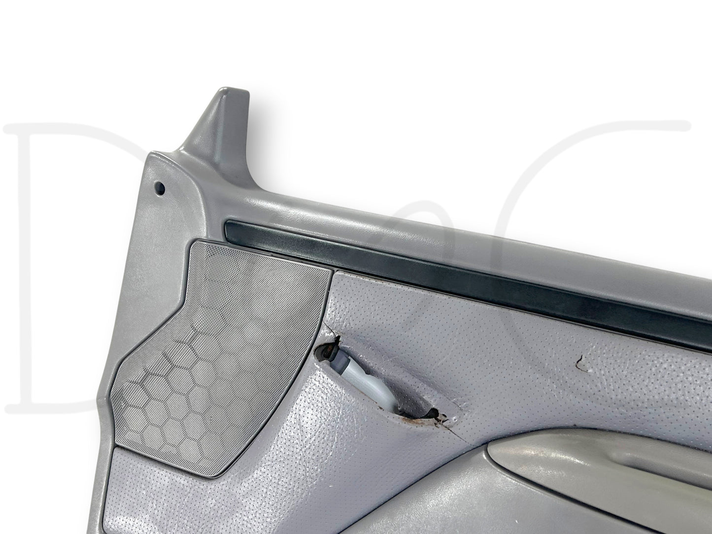 94-97 Ford F250 F350 RH Right Passenger Front Door Panel Power Opal Gray *Blem*