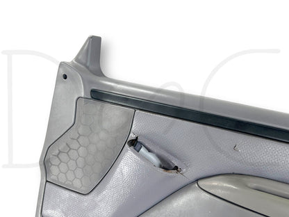 94-97 Ford F250 F350 RH Right Passenger Front Door Panel Power Opal Gray *Blem*