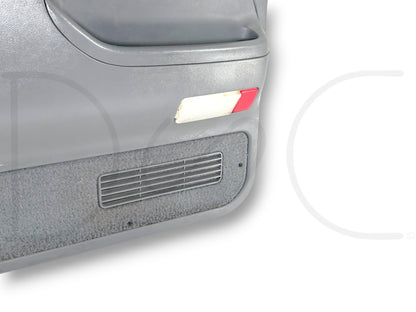 94-97 Ford F250 F350 RH Right Passenger Front Door Panel Power Opal Gray *Blem*