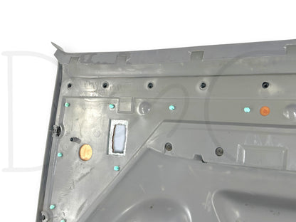 94-97 Ford F250 F350 LH Left Driver Rear Door Panel Power Opal Gray OE *Blem*