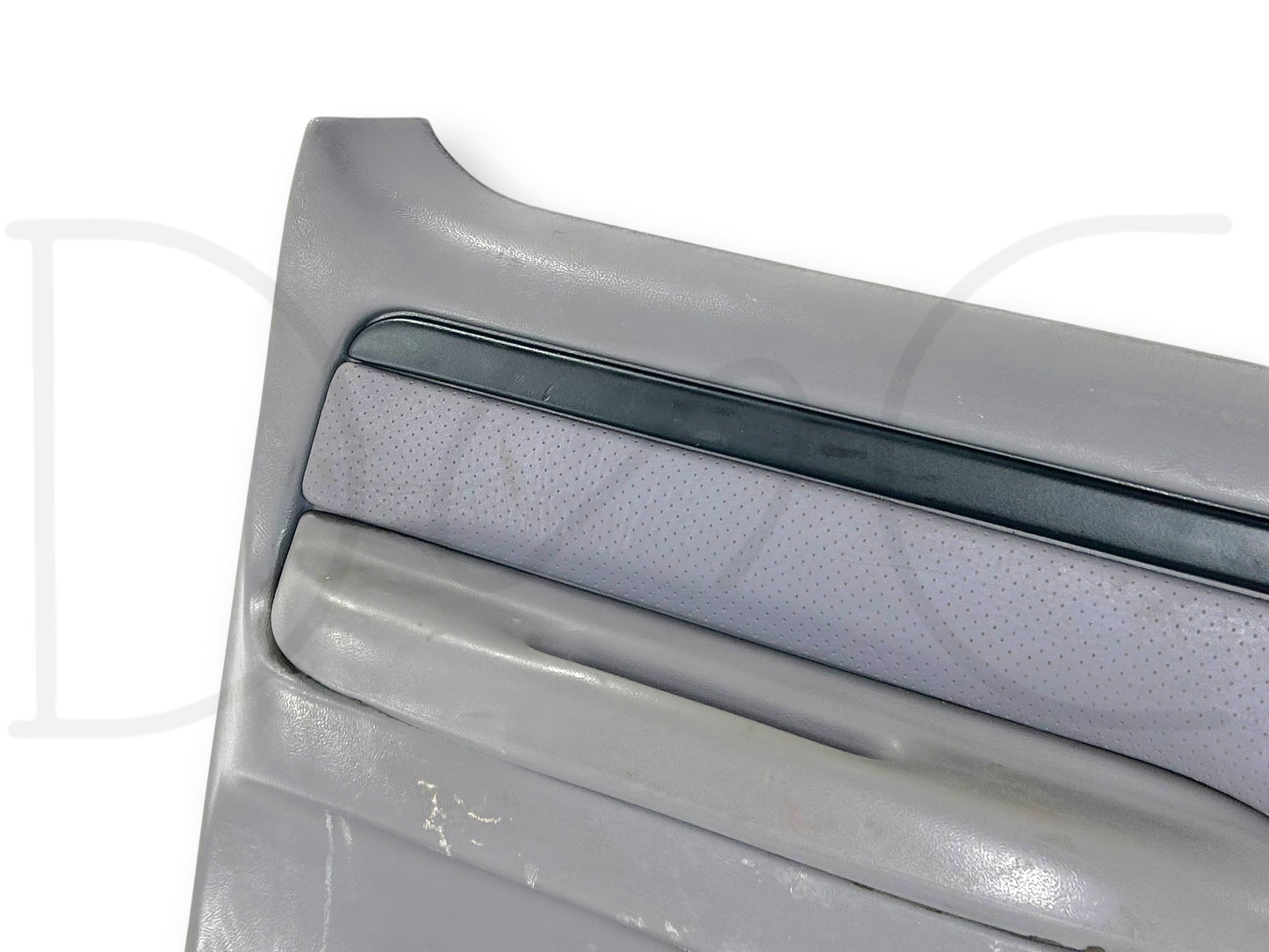 94-97 Ford F250 F350 LH Left Driver Rear Door Panel Power Opal Gray OE *Blem*