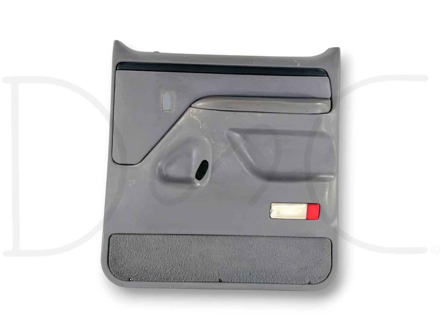 94-97 Ford F250 F350 RH Right Passenger Rear Door Panel Power Opal Gray *Blem*