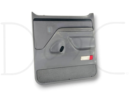 94-97 Ford F250 F350 RH Right Passenger Rear Door Panel Power Opal Gray *Blem*