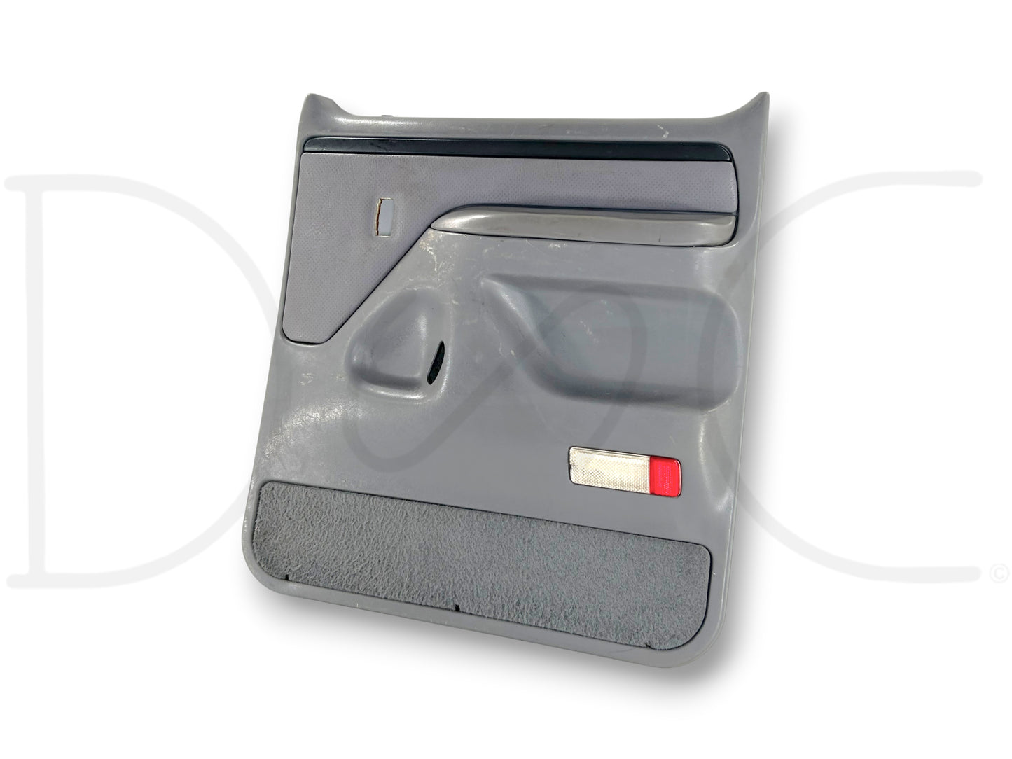 94-97 Ford F250 F350 RH Right Passenger Rear Door Panel Power Opal Gray *Blem*