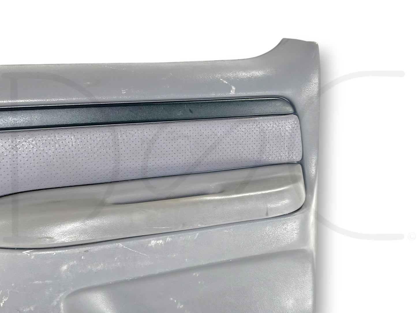 94-97 Ford F250 F350 RH Right Passenger Rear Door Panel Power Opal Gray *Blem*