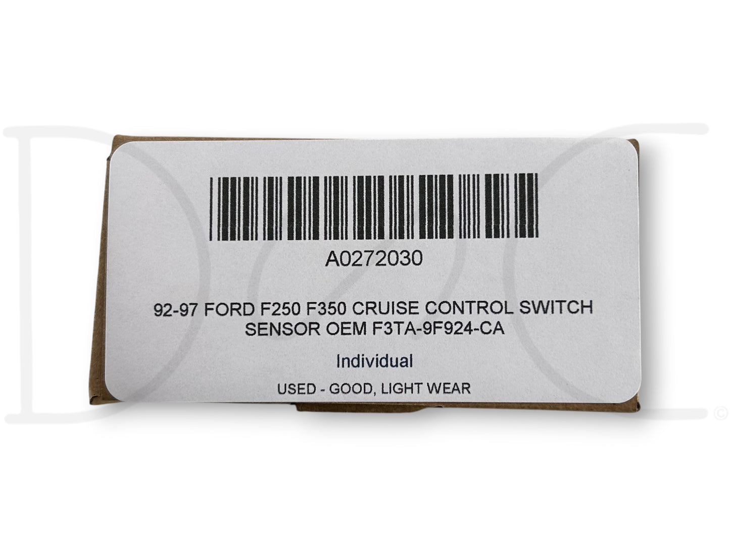 92-97 Ford F250 F350 Cruise Control Switch Sensor OEM F3Ta-9F924-Ca