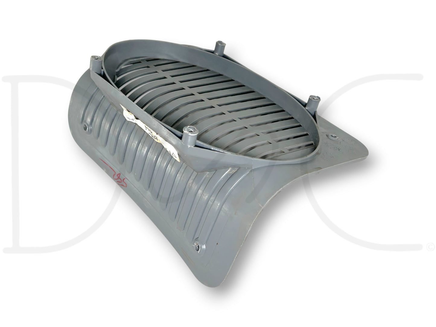 92-97 Ford F250 F350 RH Right Passenger Rear Speaker Cover Opal Gray OEM