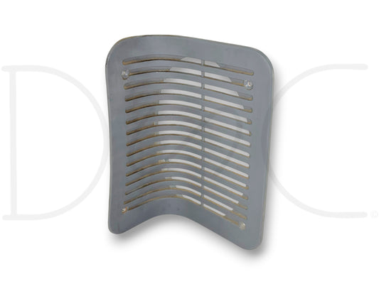 92-97 Ford F250 F350 LH Left Driver Rear Speaker Cover Opal Gray OEM