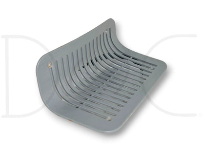 92-97 Ford F250 F350 LH Left Driver Rear Speaker Cover Opal Gray OEM