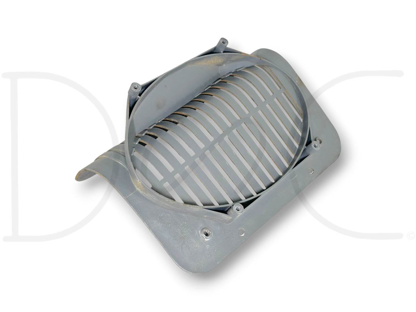 92-97 Ford F250 F350 LH Left Driver Rear Speaker Cover Opal Gray OEM