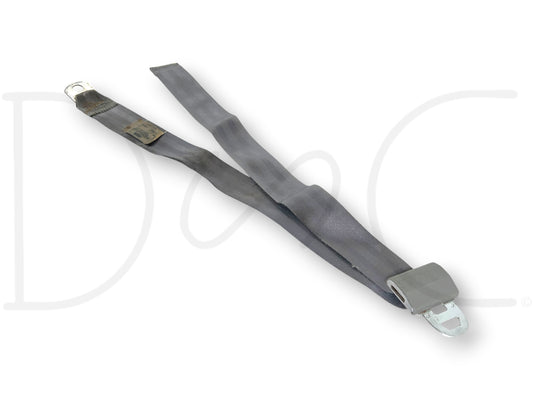 87-97 Ford F250 F350 Bench Seat Center Lap Belt Seatbelt Opal Gray OE
