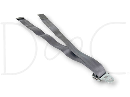 87-97 Ford F250 F350 Bench Seat Center Lap Belt Seatbelt Opal Gray OE