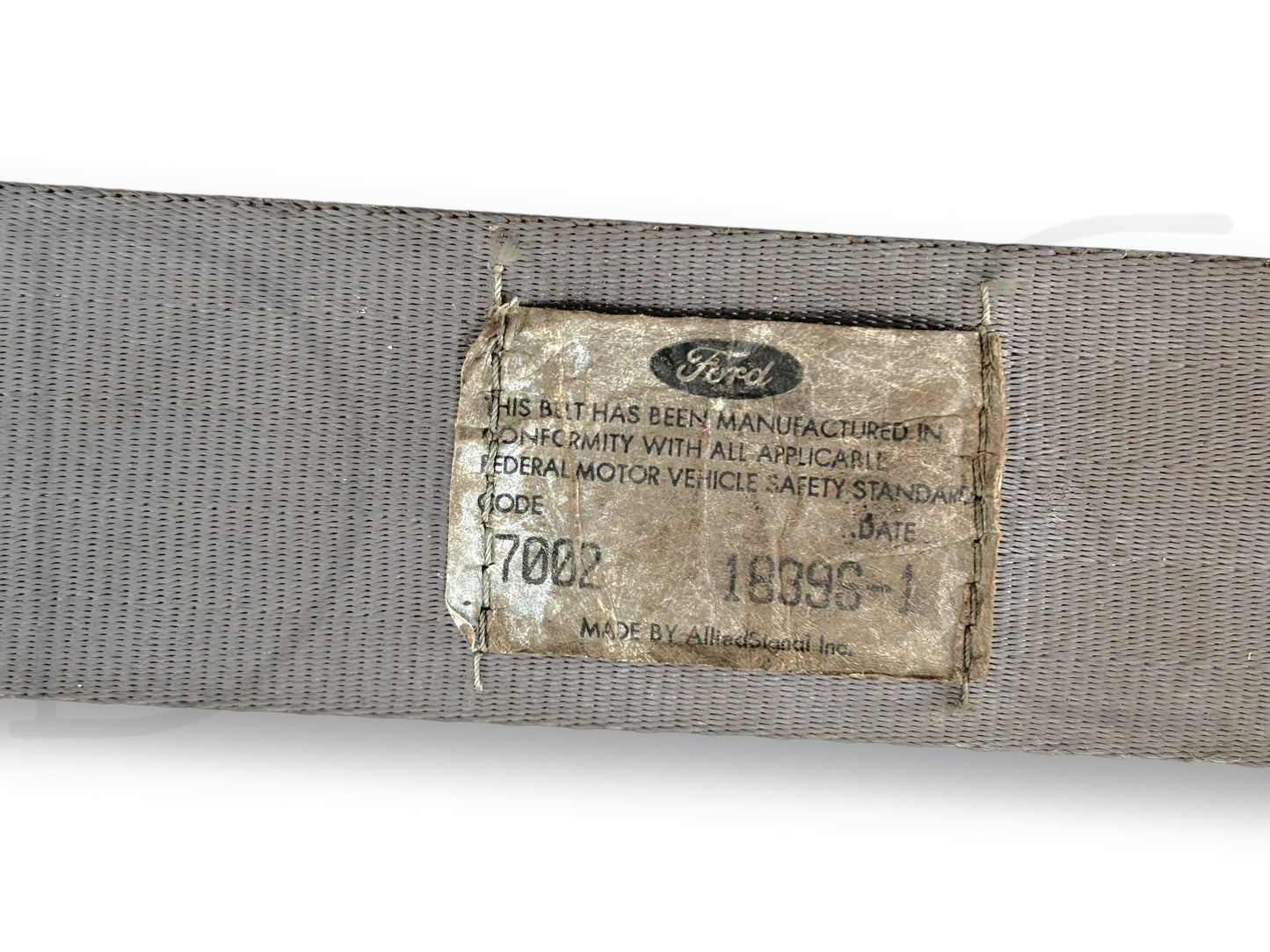 94-97 Ford F250 F350 RH Right Passenger Front Seat Belt Seatbelt Opal Gray OE
