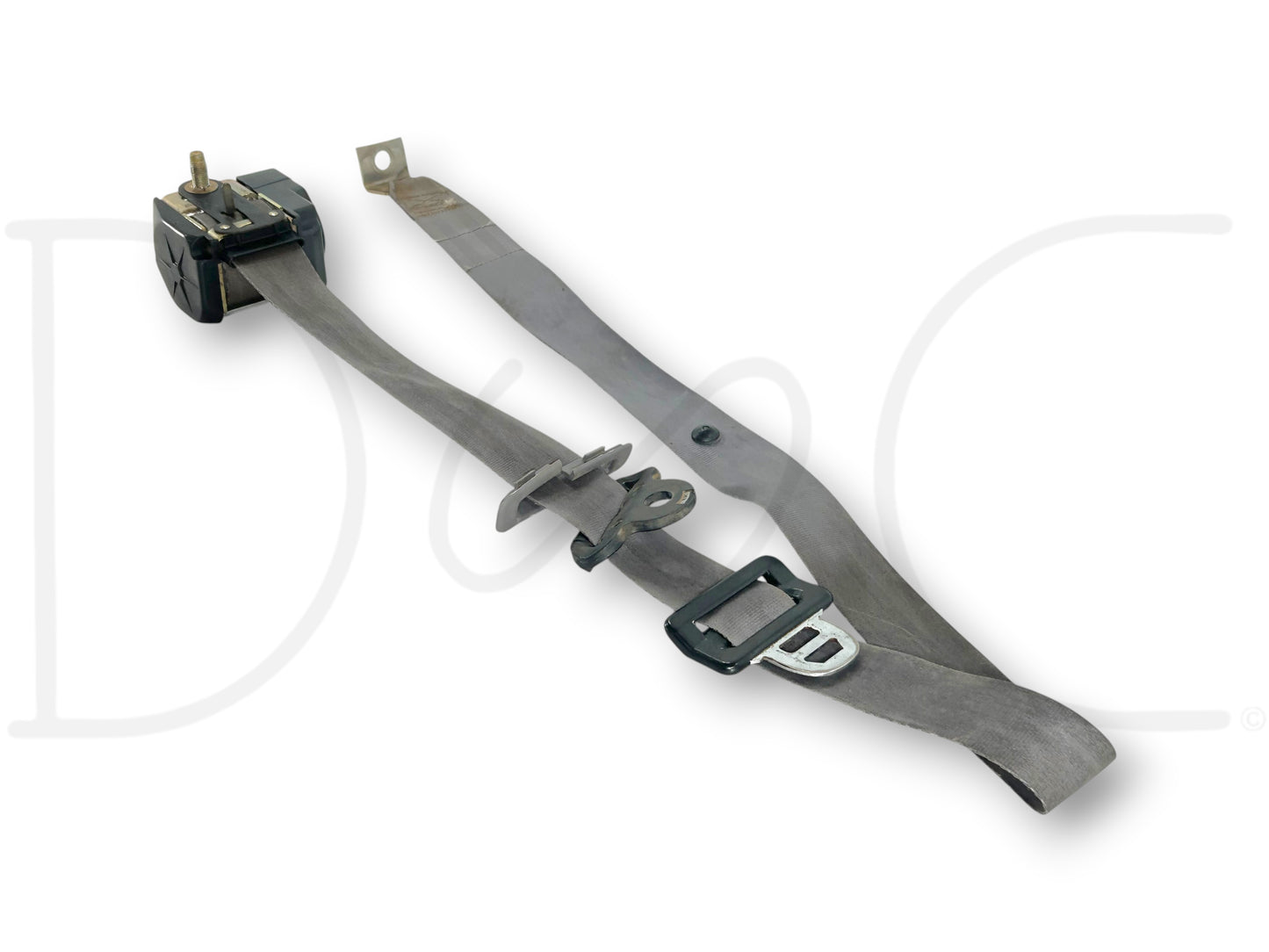 94-97 Ford F250 F350 RH Right Passenger Front Seat Belt Seatbelt Opal Gray OE