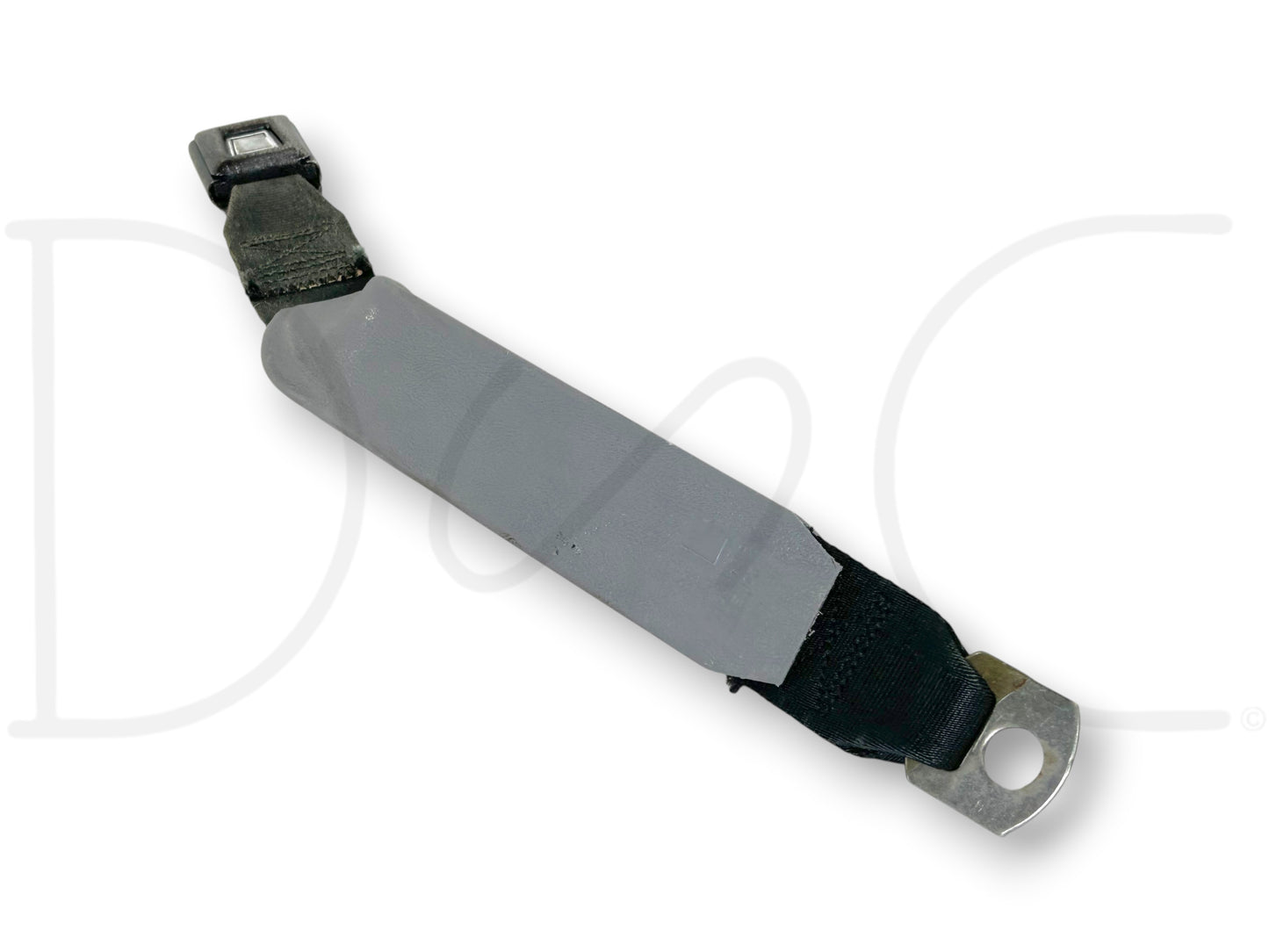 92-97 Ford F250 F350 LH Left Driver Front Seatbelt Seat Belt Buckle Latch Gray