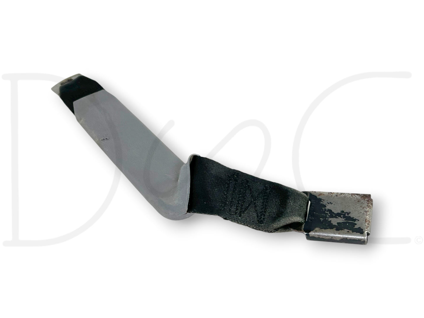 92-97 Ford F250 F350 LH Left Driver Front Seatbelt Seat Belt Buckle Latch Gray