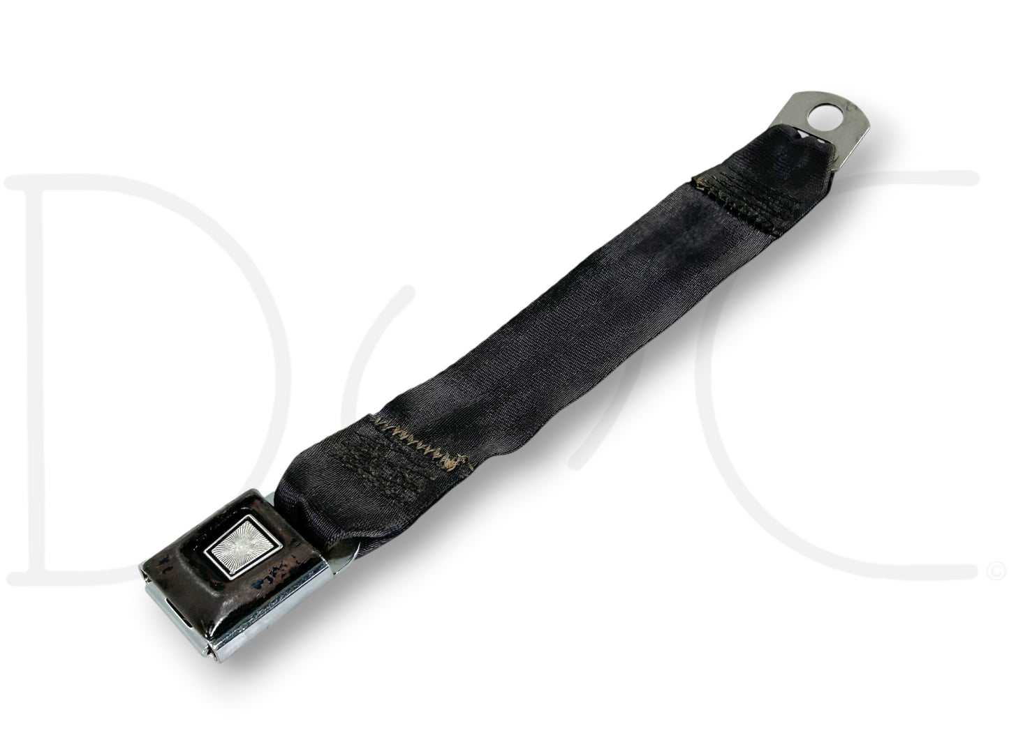 92-97 Ford F250 F350 Center Bench Seat Belt Seatbelt Latch Buckle Gray OE