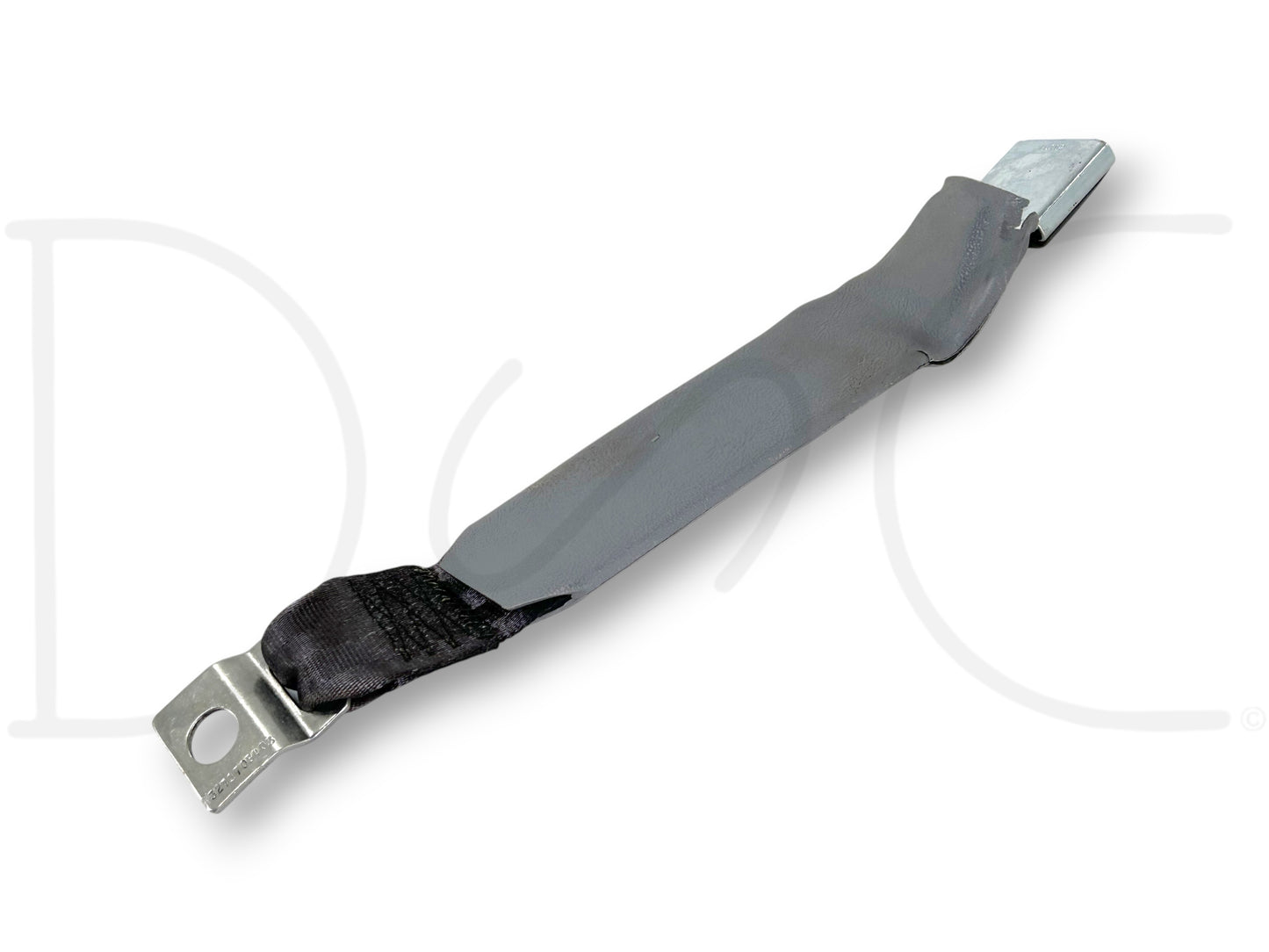92-97 Ford F250 F350 RH Right Bench Seat Belt Seatbelt Latch Buckle Opal Gray OE