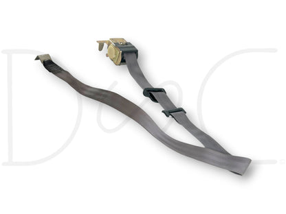 92-97 Ford F250 F350 Crew Cab LH Left Driver Rear Seat Belt Seatbelt Gray OE