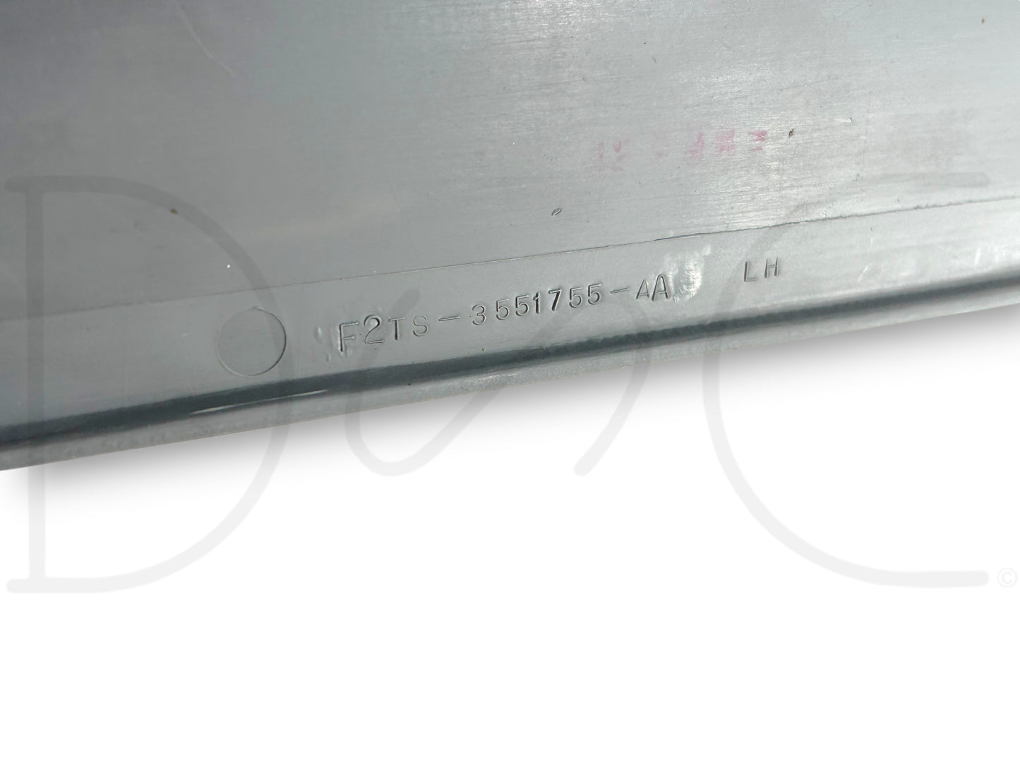 92-97 Ford F250 F350 Crew Cab Rear Upper Door Trim LH Left Opal Gray