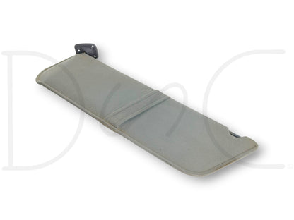 87-97 Ford F250 F350 LH Left Driver Sun Visor Opal Gray OEM *Blem*