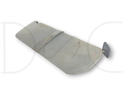 87-97 Ford F250 F350 LH Left Driver Sun Visor Opal Gray OEM *Blem*