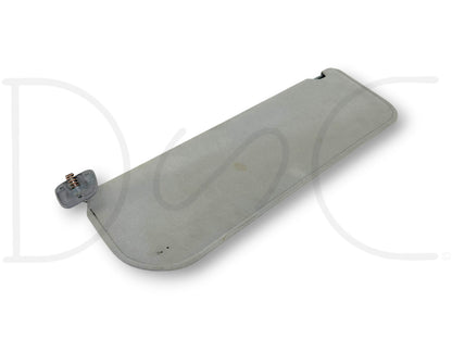 87-97 Ford F250 F350 RH Right Passenger Sun Visor W/ Mirror Opal Gray OEM *Blem*