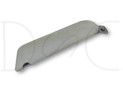 87-97 Ford F250 F350 RH Right Passenger Sun Visor W/ Mirror Opal Gray OEM *Blem*