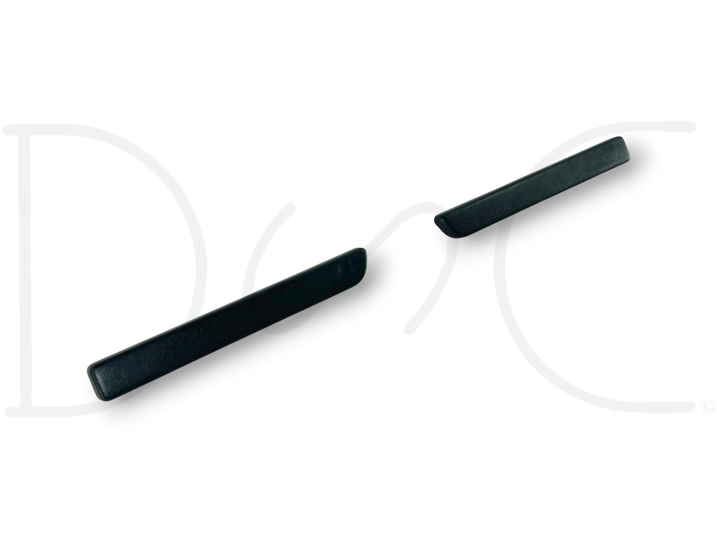 92-97 Ford F250 F350 Black Dash Bezel Trim Strip Insert Molding Set OEM