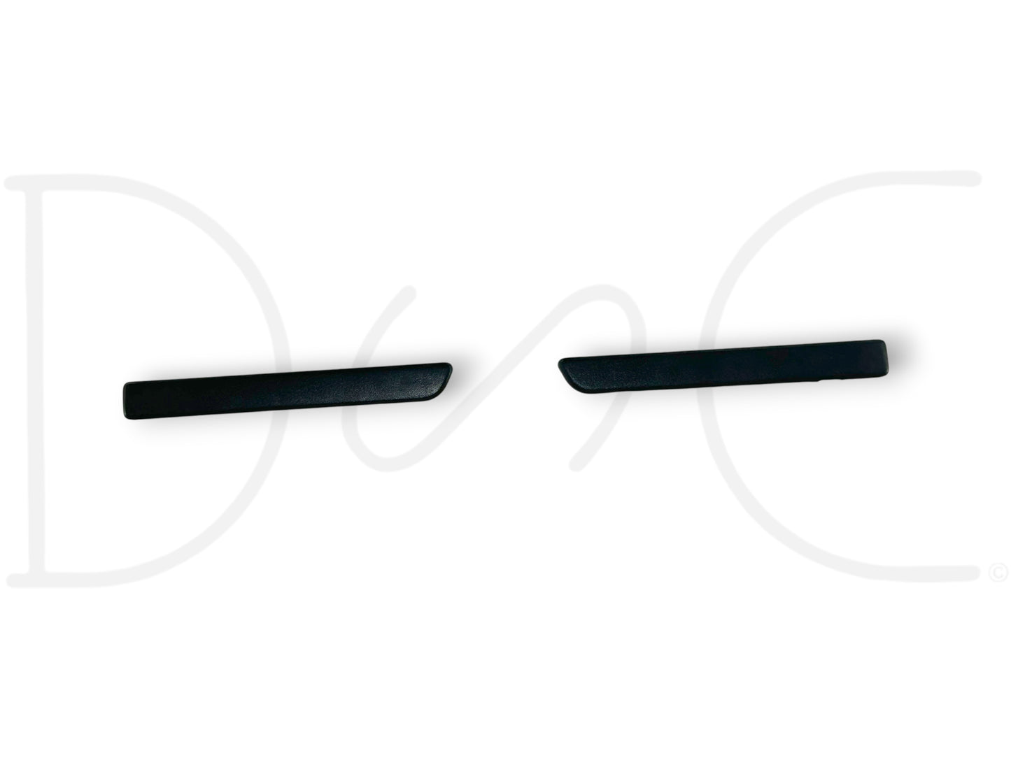 92-97 Ford F250 F350 Black Dash Bezel Trim Strip Insert Molding Set OEM