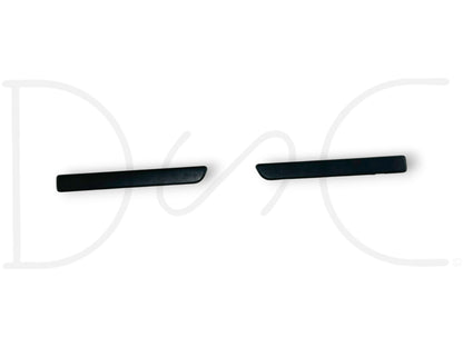92-97 Ford F250 F350 Black Dash Bezel Trim Strip Insert Molding Set OEM