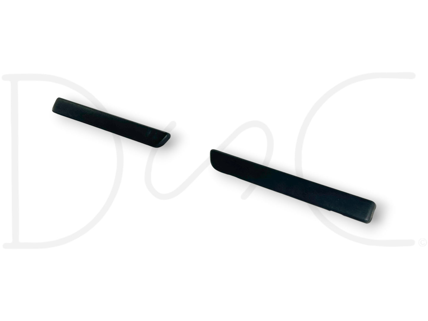92-97 Ford F250 F350 Black Dash Bezel Trim Strip Insert Molding Set OEM